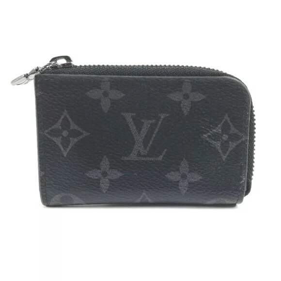LOUIS VUITTON Monogram Eclipse Portemonejour Wallet - Picture 1 of 10